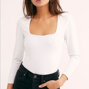 NWT Free People Truth or Square Bodysuit